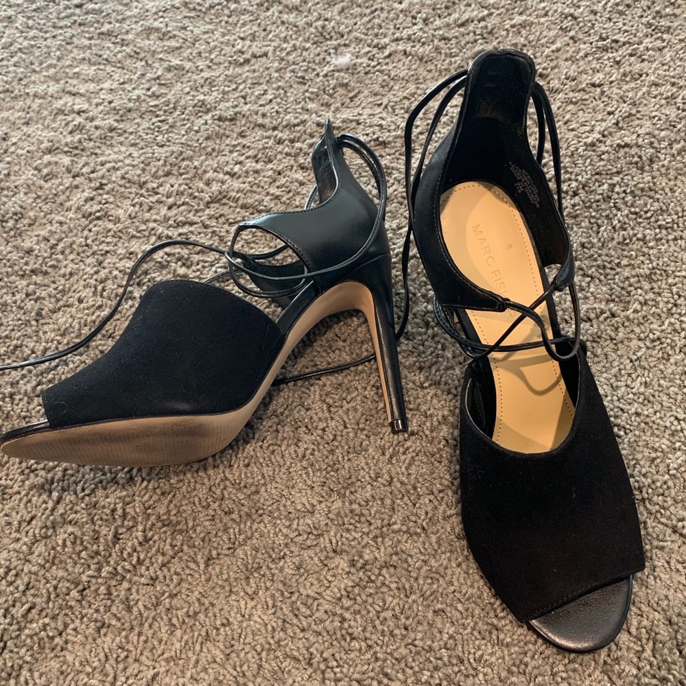 Marc Fisher suede heels